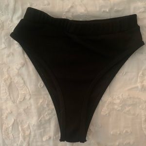 High waisted swim suit bottoms